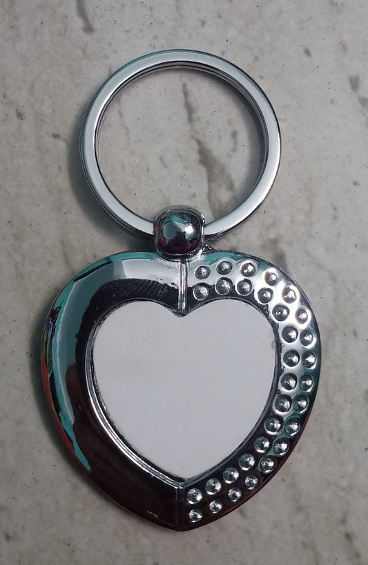 Metal Single Sided Keychain