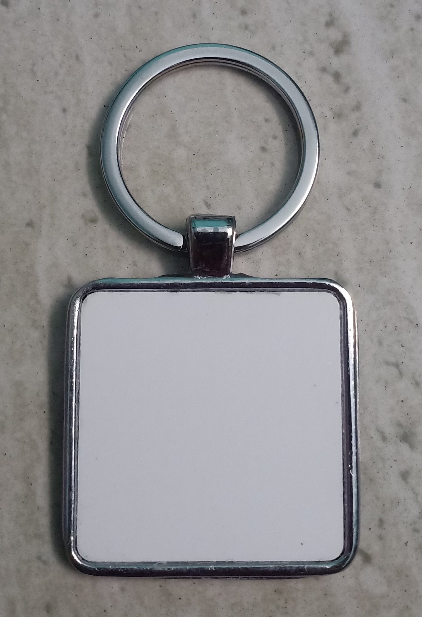 Metal Square Key Chain