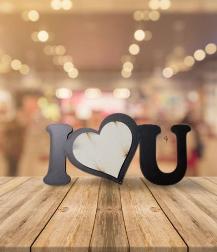 Wooden Love Frame